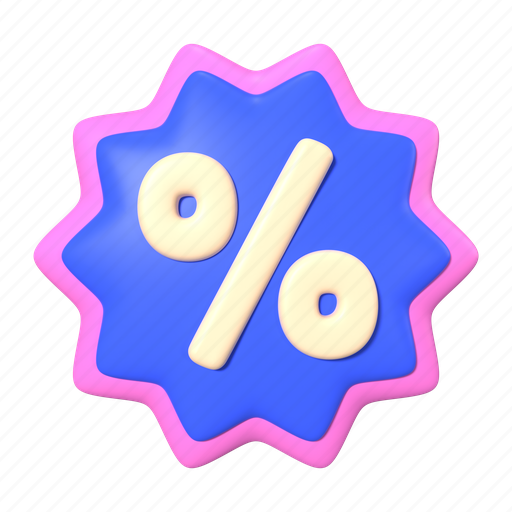 Shopping, online, store, discount, star, percent, best 3D illustration - Download on Iconfinder