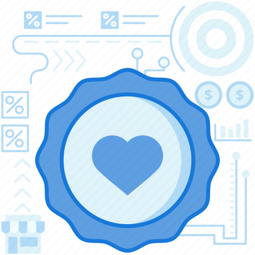 Ecommerce, favorite, favourite, heart, label, medal, tag icon - Download on Iconfinder