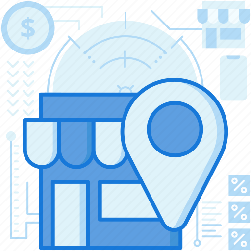 Destination, ecommerce, location, marker, pin, shop, store icon - Download on Iconfinder