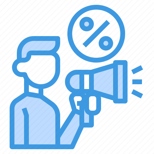 Advertising, marketing, megaphone, ecommerce, discount icon - Download on Iconfinder