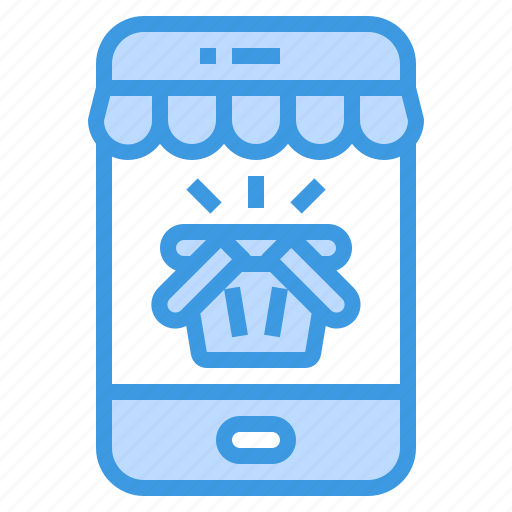 Shopping, online, ecommerce, smartphone, basket icon - Download on Iconfinder