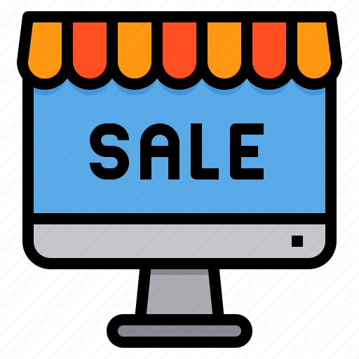 Online, shopping, sale, discount, computer, ecommerce icon - Download on Iconfinder