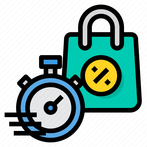 Shipping, stopwatch, discount, percentage, delivery icon - Download on Iconfinder