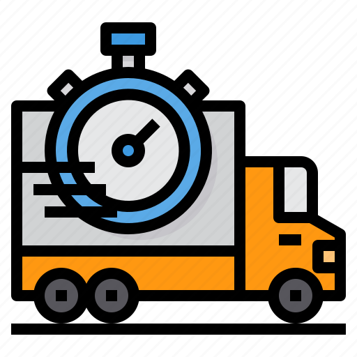 Shipping, stopwatch, transport, delivery, time icon - Download on Iconfinder