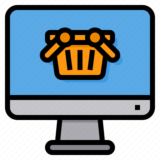 Shop, online, shopping, basket, buy, ecommerce icon - Download on Iconfinder