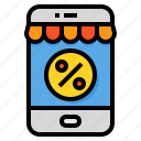 smartphone, shop, discount, percentage, ecommerce