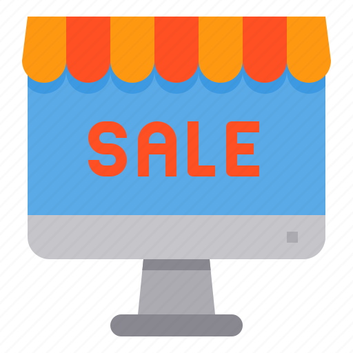 Online, shopping, sale, discount, computer, ecommerce icon - Download on Iconfinder