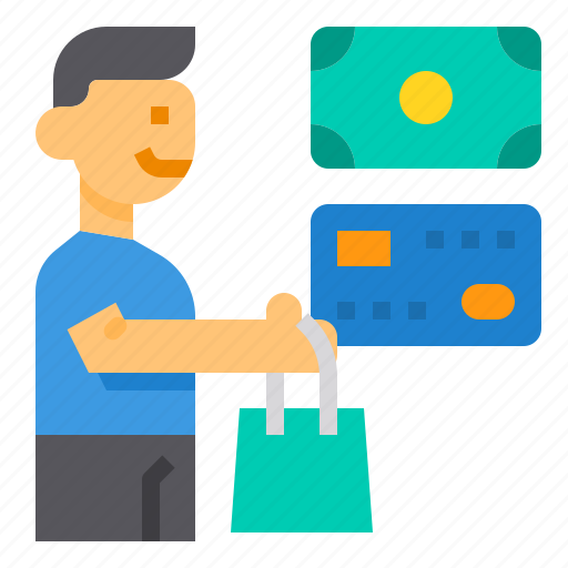 Shopper, man, ecommerce, shopping, bag, payment icon - Download on Iconfinder