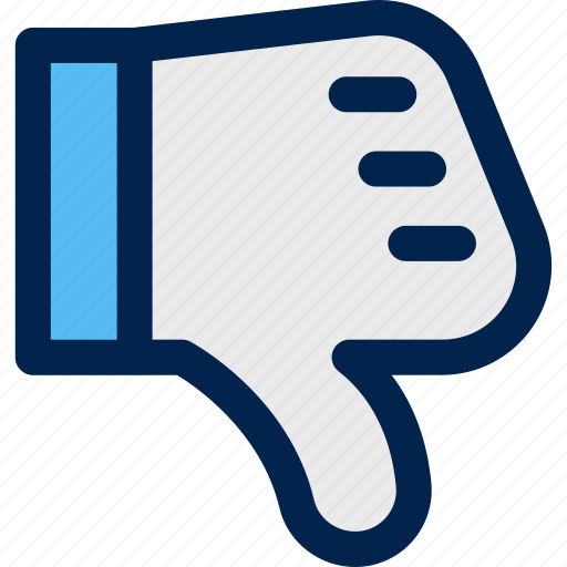 Thumbs, thumb down, thumb, dislike, no icon - Download on Iconfinder
