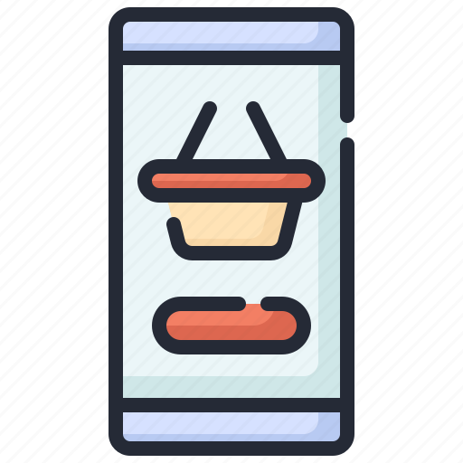 Online shopping, shop, ecommerce, store, basket, buy, phone icon - Download on Iconfinder
