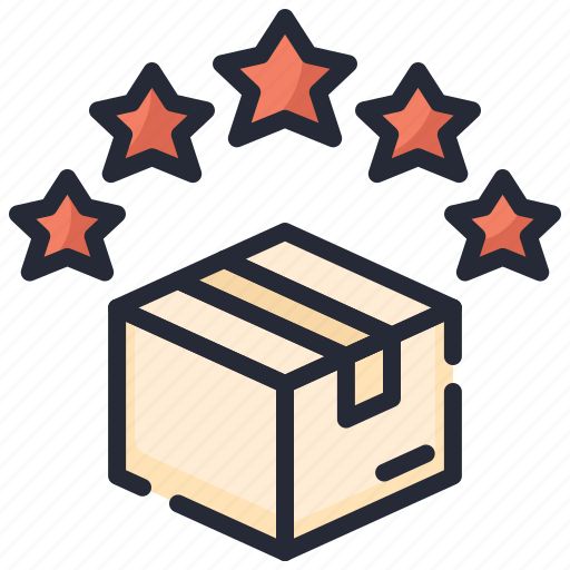 Rating, stars, favorite, best seller, product, delivery, package icon - Download on Iconfinder