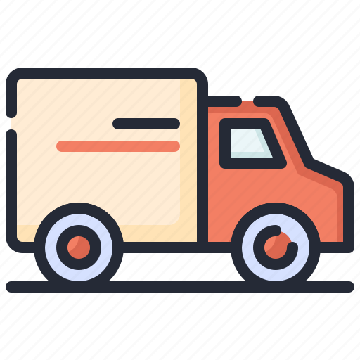 Delivery, shipping, shipment, transport, logistics, truck, vehicle icon - Download on Iconfinder