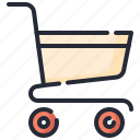 shopping cart, trolley, buy, shop, ecommerce, store, basket