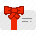 gift, coupon, card, ribbon, discount