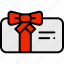gift, coupon, card, ribbon, present 