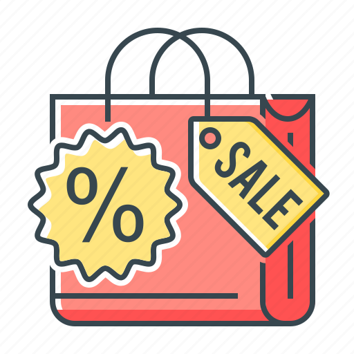Bag, commerce, e-commerce, promotion, promotion sale, sale, shopping icon - Download on Iconfinder