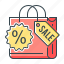 bag, commerce, e-commerce, promotion, promotion sale, sale, shopping 