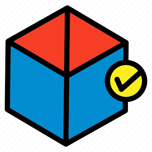 Delivery, box, check, goods icon - Download on Iconfinder