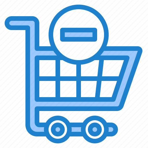 Cart, shopping, online, ecommerce, delete icon - Download on Iconfinder