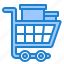 cart, shopping, online, ecommerce, package 