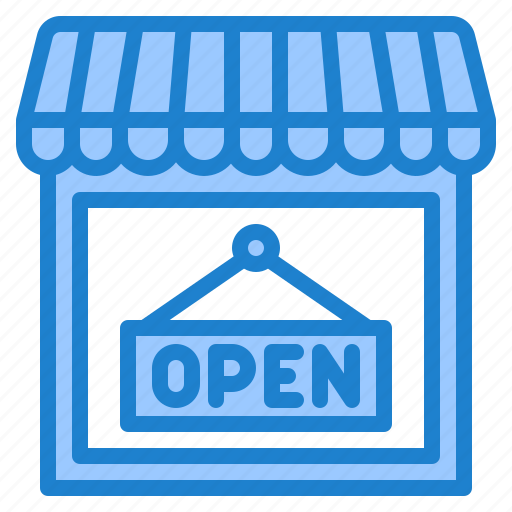 Shop, open, shopping, online, ecommerce icon - Download on Iconfinder