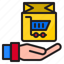 cart, shopping, online, ecommerce, bag