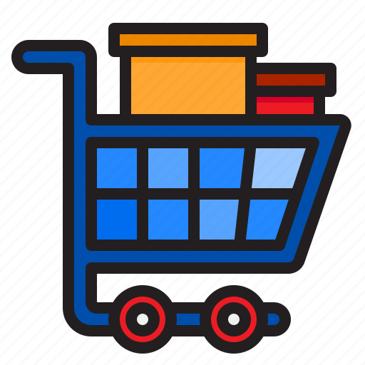 Cart, shopping, online, ecommerce, package icon - Download on Iconfinder