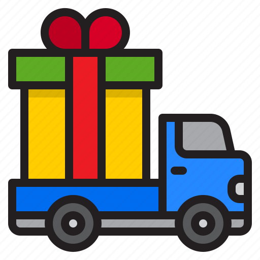 Delivery, shopping, gift, ecommerce, truck icon - Download on Iconfinder