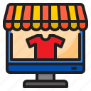 shop, computer, shopping, ecommerce, online