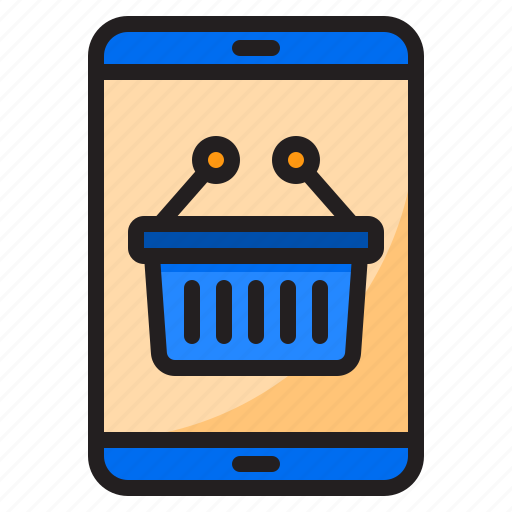 Smartphone, online, ecommerce, basket, shopping icon - Download on Iconfinder
