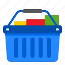basket, shopping, online, package, ecommerce