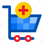cart, shopping, online, ecommerce, add 