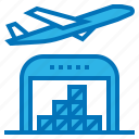 airplane, ecommerce, shipping, transport, warehouse