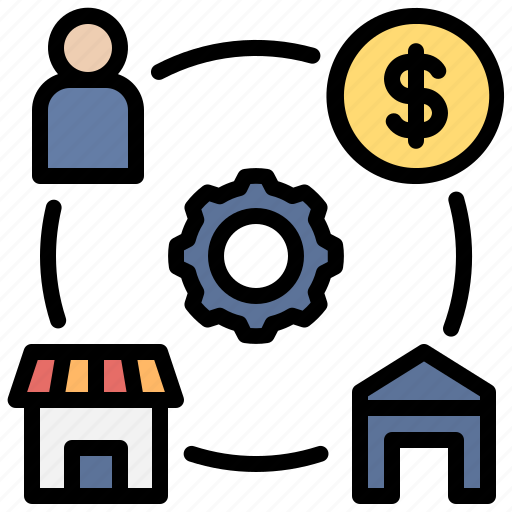 Process, business, project, strategy, elements, factor, cost icon - Download on Iconfinder