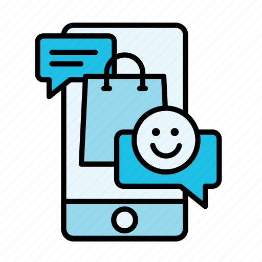 Onlineshopping, mobileshopping, ecommerce, shopping, feedback, buy, comment icon - Download on Iconfinder