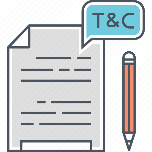 Terms, conditions, document icon - Download on Iconfinder