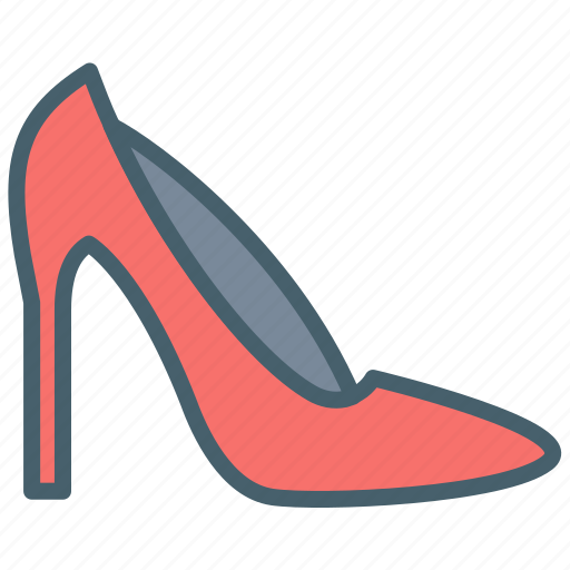 Color, ecommerce, footwear, heels, high, shoe icon - Download on Iconfinder