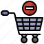 basket, cart, commerce, delete, ecommerce, online, shopping 