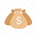 bag, cash, dollar, e-commerce, money, moneybag, sack