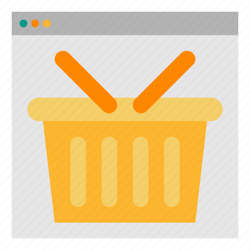 Basket, ecommerce, online, shopping, site icon - Download on Iconfinder