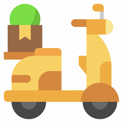 And, bike, delivery, ecommerce, motorbike, online, shipping icon - Download on Iconfinder