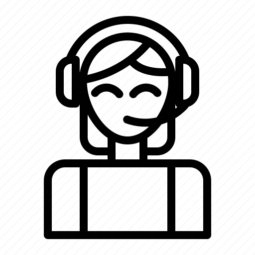 Admin, contact, people, person, support, woman icon - Download on Iconfinder