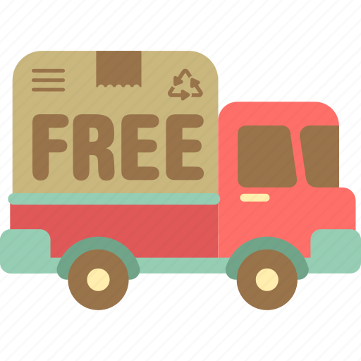Free, free delivery, free shipping, logistics, lorry, truck icon - Download on Iconfinder