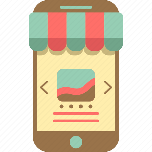 Mobile, shopping, e-commerce, ecommerce, mobile shopping, online shopping icon - Download on Iconfinder