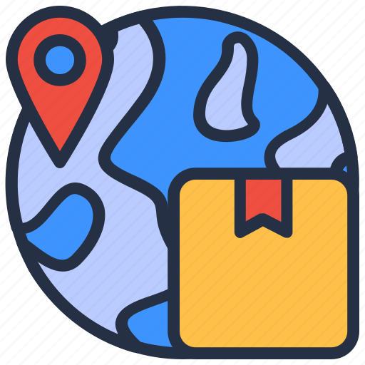 Ecommerce, international, location, pin, shipping, shop, store icon - Download on Iconfinder