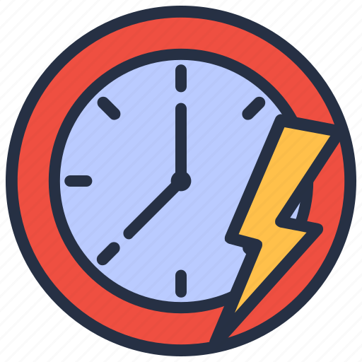 Clock, ecommerce, flash, sale, shop, time icon - Download on Iconfinder