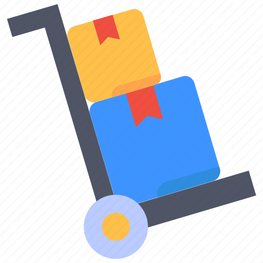 Box, delivery, ecommerce, package, shop, shopping, trolley icon - Download on Iconfinder