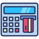 card, cashier, credit, ecommerce, machine, payment, shop 