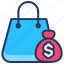 bag, buy, coin, ecommerce, money, shop, shopping 