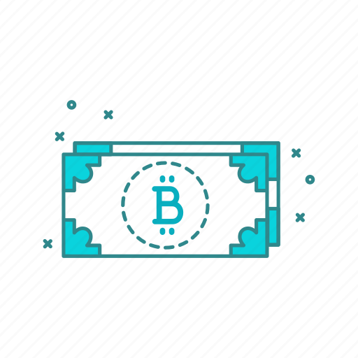 Bitcoin, notes, cash, currency icon - Download on Iconfinder